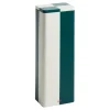 HAY Tin container, slim, green - off-white