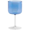HAY Tint wineglass, 2 pcs, blue - clear