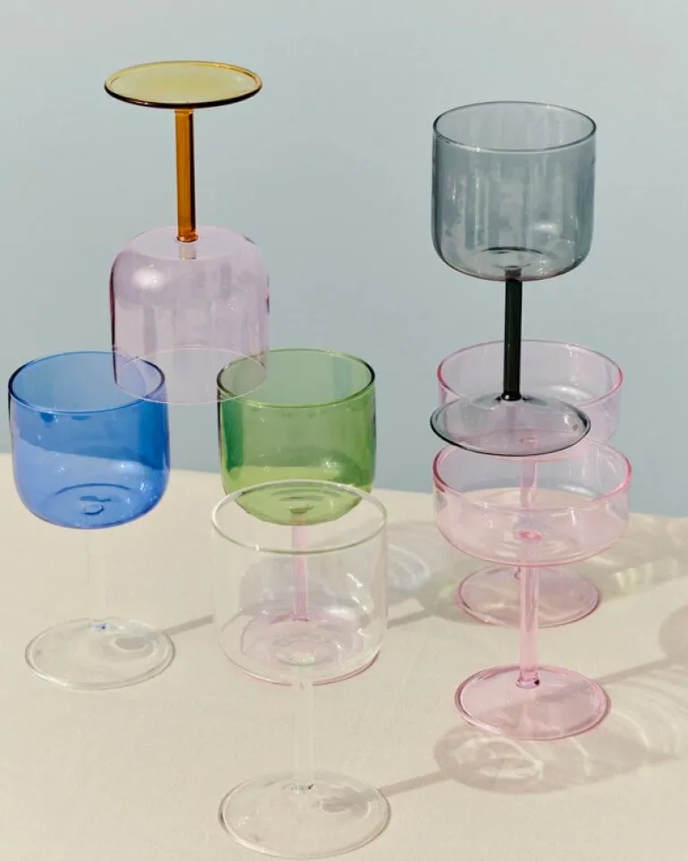 HAY Tint wineglass, 2 pcs, grey