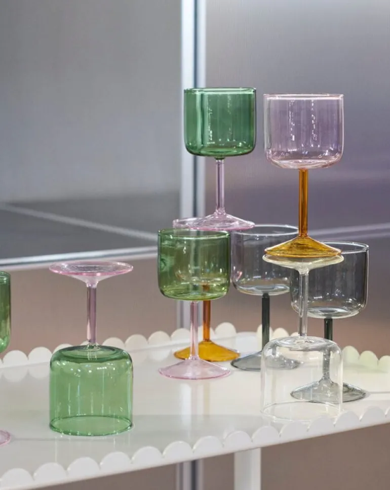 HAY Tint wineglass, 2 pcs, grey