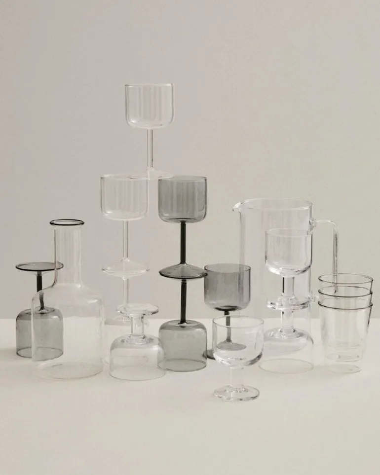 HAY Tint wineglass, 2 pcs, grey