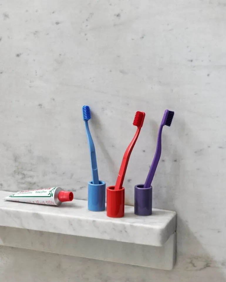 HAY Toothbrush holder, blue