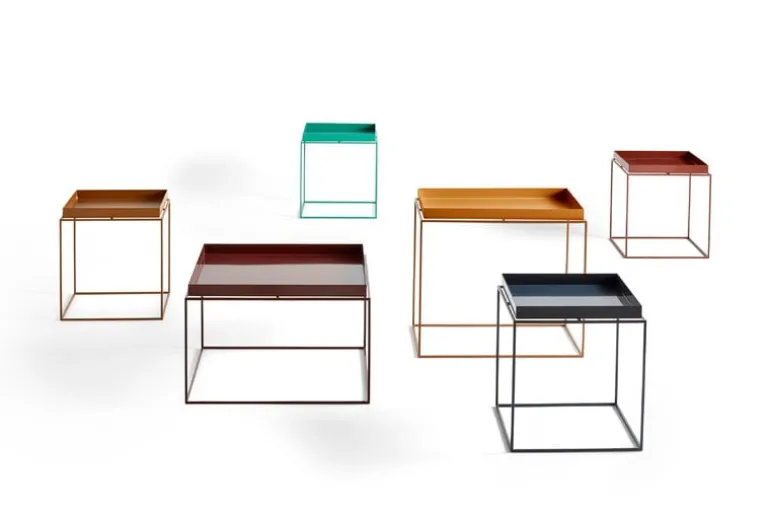 HAY Tray table medium square, deep blue