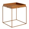 HAY Tray table medium square, toffee
