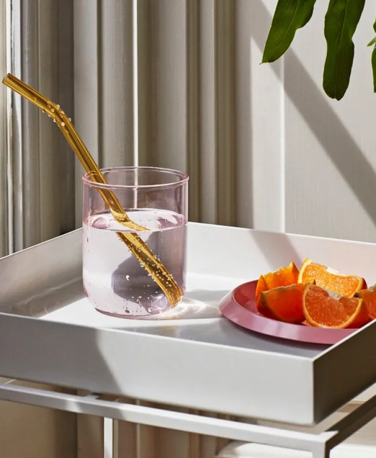 HAY Tray table medium square, warm grey