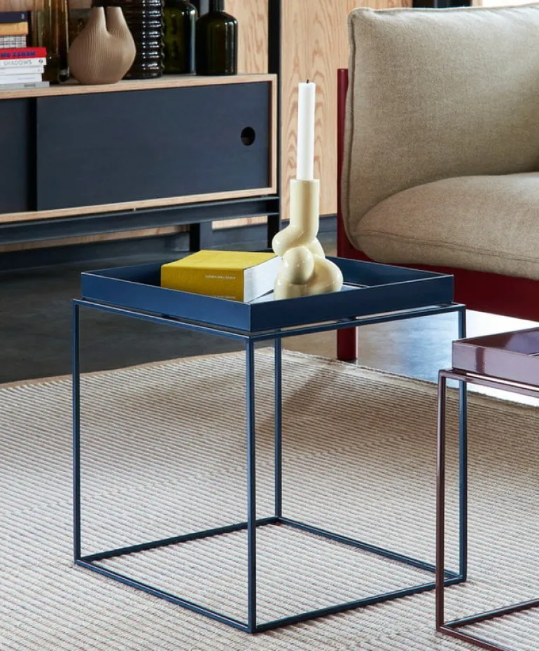 HAY Tray table medium square, chocolate