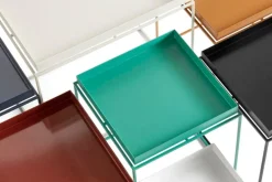 HAY Tray table medium square, chocolate