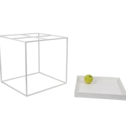 HAY Tray table medium square, white