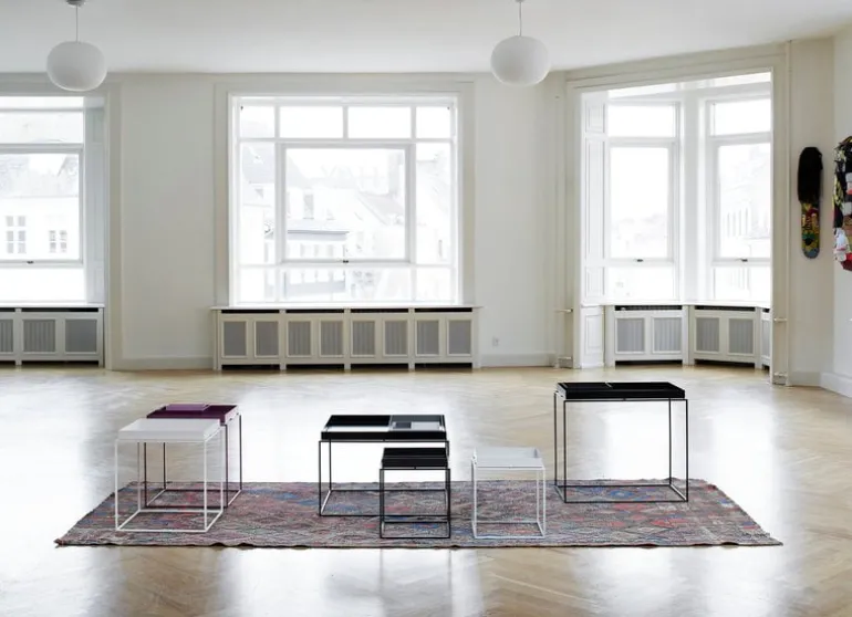 HAY Tray table medium square, white