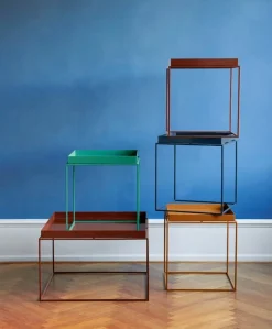 HAY Tray table medium square, peppermint