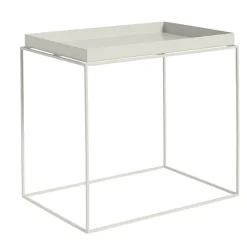HAY Tray table rectangular, warm grey