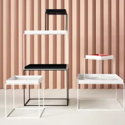 HAY Tray table rectangular, black