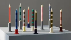 HAY Tube candleholder, S, blue