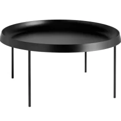 HAY Tulou coffee table 75 cm, black