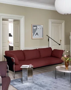 HAY Tulou coffee table 75 cm, mocca - black