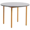 HAY Two-Colour table, 105 cm, ochre - light grey