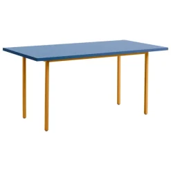 HAY Two-Colour table, 160 x 82 cm, ochre - blue