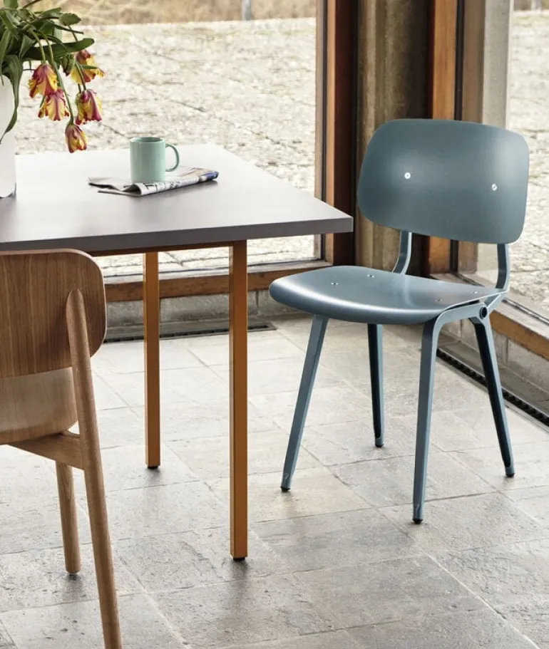 HAY Two-Colour table, 200 x 90 cm, ochre - light grey