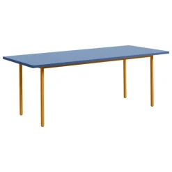 HAY Two-Colour table, 200 x 90 cm, ochre - blue