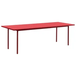 HAY Two-Colour table, 240 x 90 cm, maroon red - red