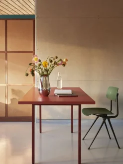 HAY Two-Colour table 160 x 82 cm, maroon red - red