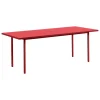HAY Two-Colour table, 200 x 90 cm, maroon red - red