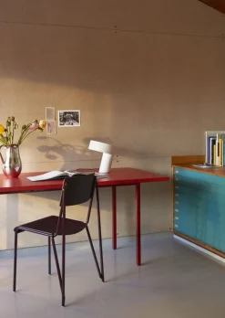 HAY Two-Colour table, 200 x 90 cm, maroon red - red