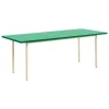 HAY Two-Colour table, 200 x 90 cm, ivory - green mint