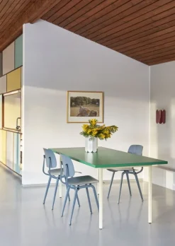 HAY Two-Colour table, 200 x 90 cm, ivory - green mint