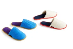 HAY Waffle slippers, one size, cream multi
