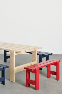HAY Weekday bench, 140 x 23 cm, steel blue