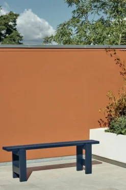 HAY Weekday bench, 140 x 23 cm, steel blue