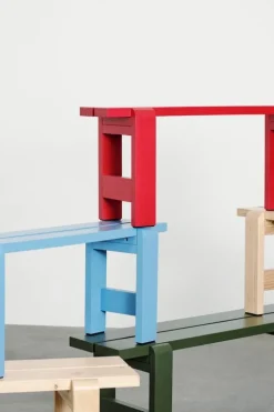 HAY Weekday bench, 140 x 23 cm, olive