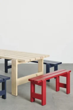 HAY Weekday bench, 111 x 23 cm, wine red