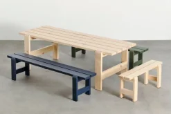 HAY Weekday bench, 190 x 32 cm, steel blue