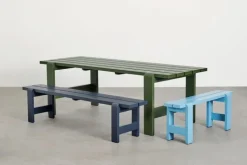 HAY Weekday bench, 190 x 32 cm, steel blue
