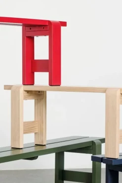 HAY Weekday bench, 190 x 32 cm, steel blue