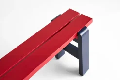 HAY Weekday Duo bench, 111 x 23 cm, wine red - steel blue