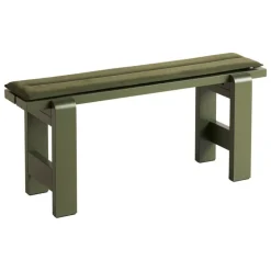 HAY Weekday seat cushion for bench, 111 x 23 cm, olive