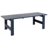 HAY Weekday table, 230 x 83 cm, steel blue