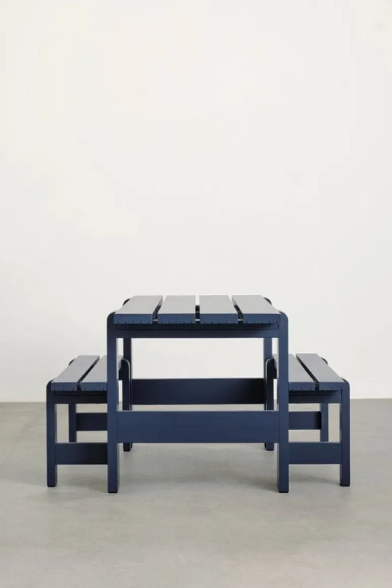 HAY Weekday table, 180 x 66 cm, steel blue