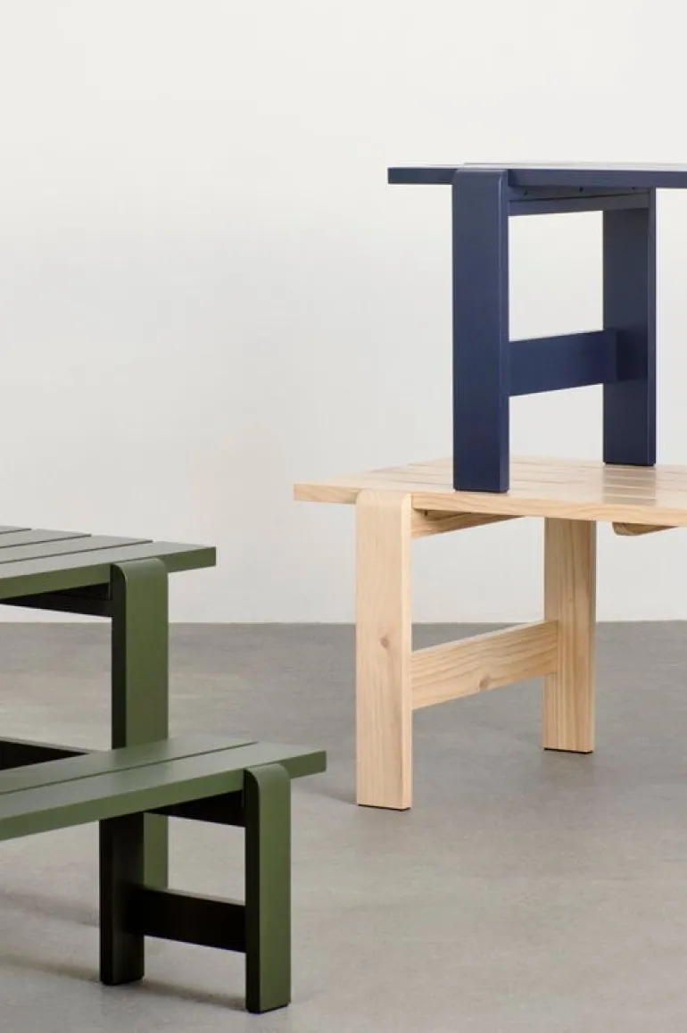 HAY Weekday table, 180 x 66 cm, steel blue