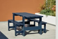 HAY Weekday table, 180 x 66 cm, steel blue