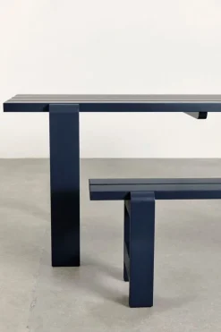 HAY Weekday table, 180 x 66 cm, steel blue