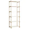 HAY Woody Column 2.0 shelf, high, soaped oak - almond white steel