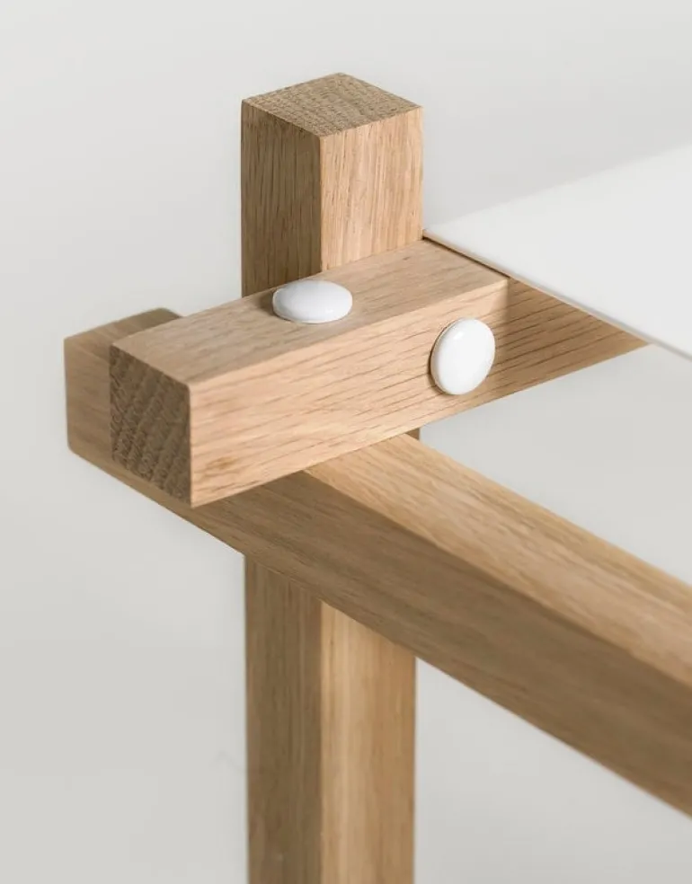 HAY Woody Column shelf, high, white