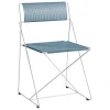 HAY X-Line chair, hot galvanized - powder blue