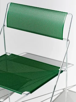 HAY X-Line chair, hot galvanized - autumn green