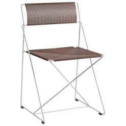 HAY X-Line chair, hot galvanized - iron red