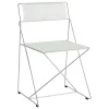 HAY X-Line chair, hot galvanized - chalk white